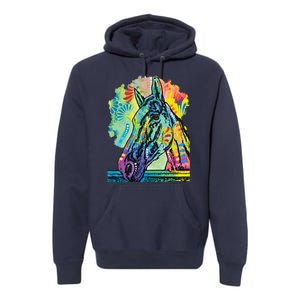 Rainbow Horse Premium Hoodie