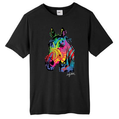 Rainbow Horse Face Tall Fusion ChromaSoft Performance T-Shirt