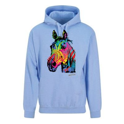 Rainbow Horse Face Unisex Surf Hoodie