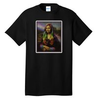 Rainbow Mona Lisa Art Painting Tall T-Shirt