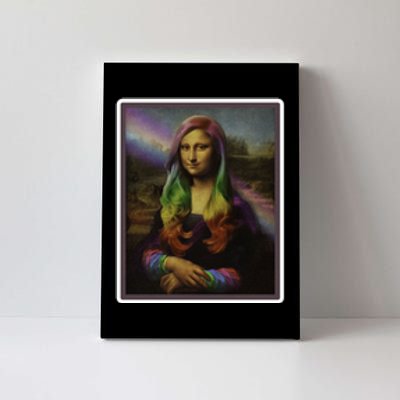 Rainbow Mona Lisa Art Painting Canvas