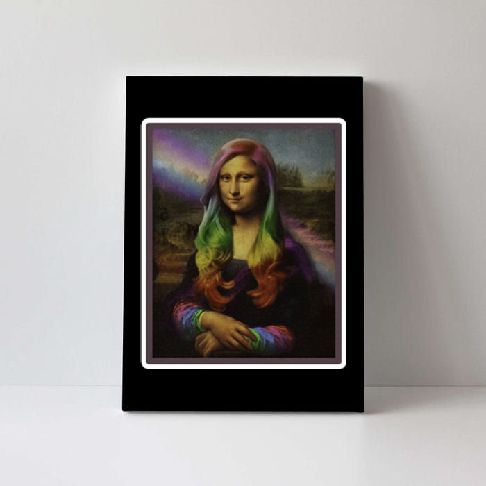 Rainbow Mona Lisa Art Painting Canvas