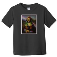 Rainbow Mona Lisa Art Painting Toddler T-Shirt