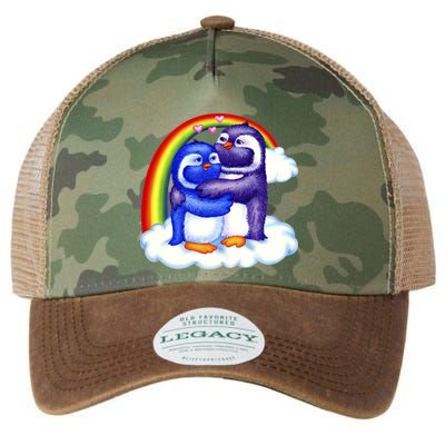 Rainbow Penguin Love Birds Legacy Tie Dye Trucker Hat