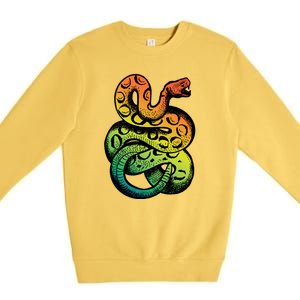 Rainbow Rattlesnake Premium Crewneck Sweatshirt