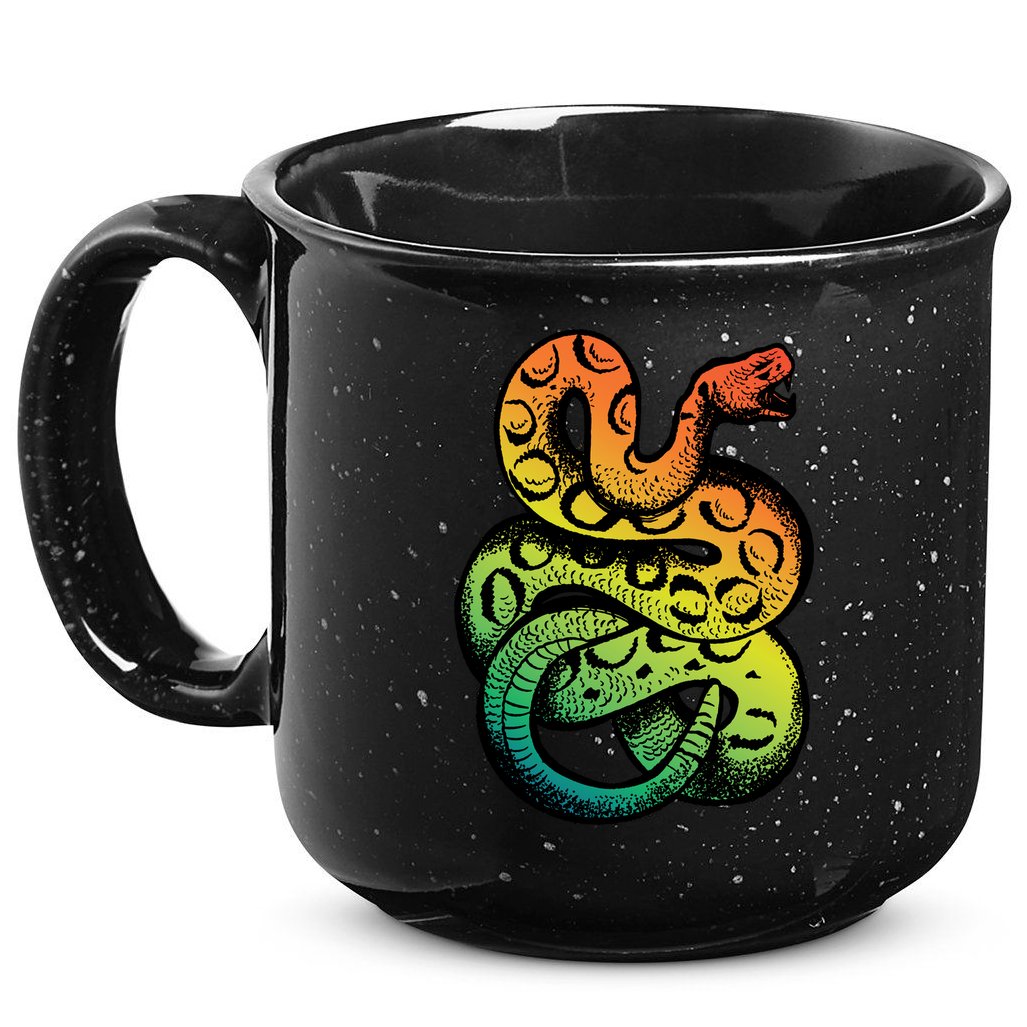 Rainbow Rattlesnake 15oz Campfire Ceramic Mug