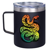 Rainbow Rattlesnake 12oz Stainless Steel Coffee Mug