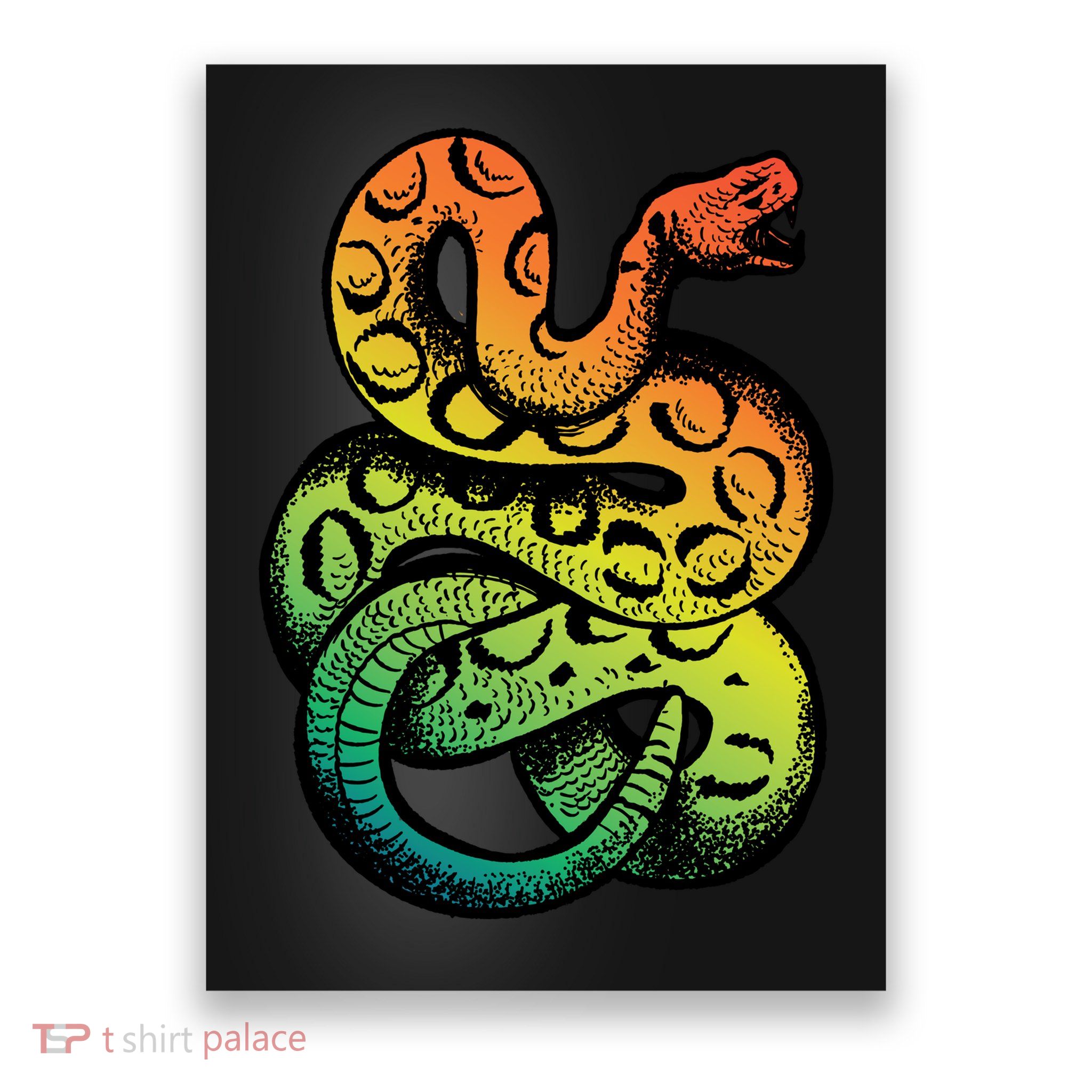 Rainbow Rattlesnake Poster
