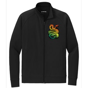 Rainbow Rattlesnake Stretch Full-Zip Cadet Jacket