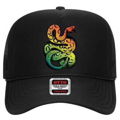 Rainbow Rattlesnake Trucker Hat