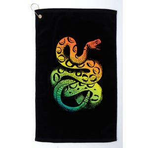 Rainbow Rattlesnake Platinum Collection Golf Towel