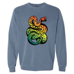 Rainbow Rattlesnake Garment-Dyed Sweatshirt