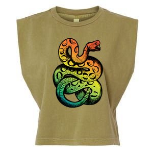 Rainbow Rattlesnake Garment-Dyed Women's Muscle Tee