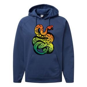 Rainbow Rattlesnake Performance Fleece Hoodie