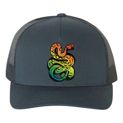 Rainbow Rattlesnake Yupoong Adult 5-Panel Trucker Hat