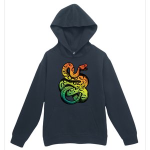 Rainbow Rattlesnake Urban Pullover Hoodie