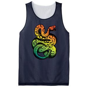 Rainbow Rattlesnake Mesh Reversible Basketball Jersey Tank