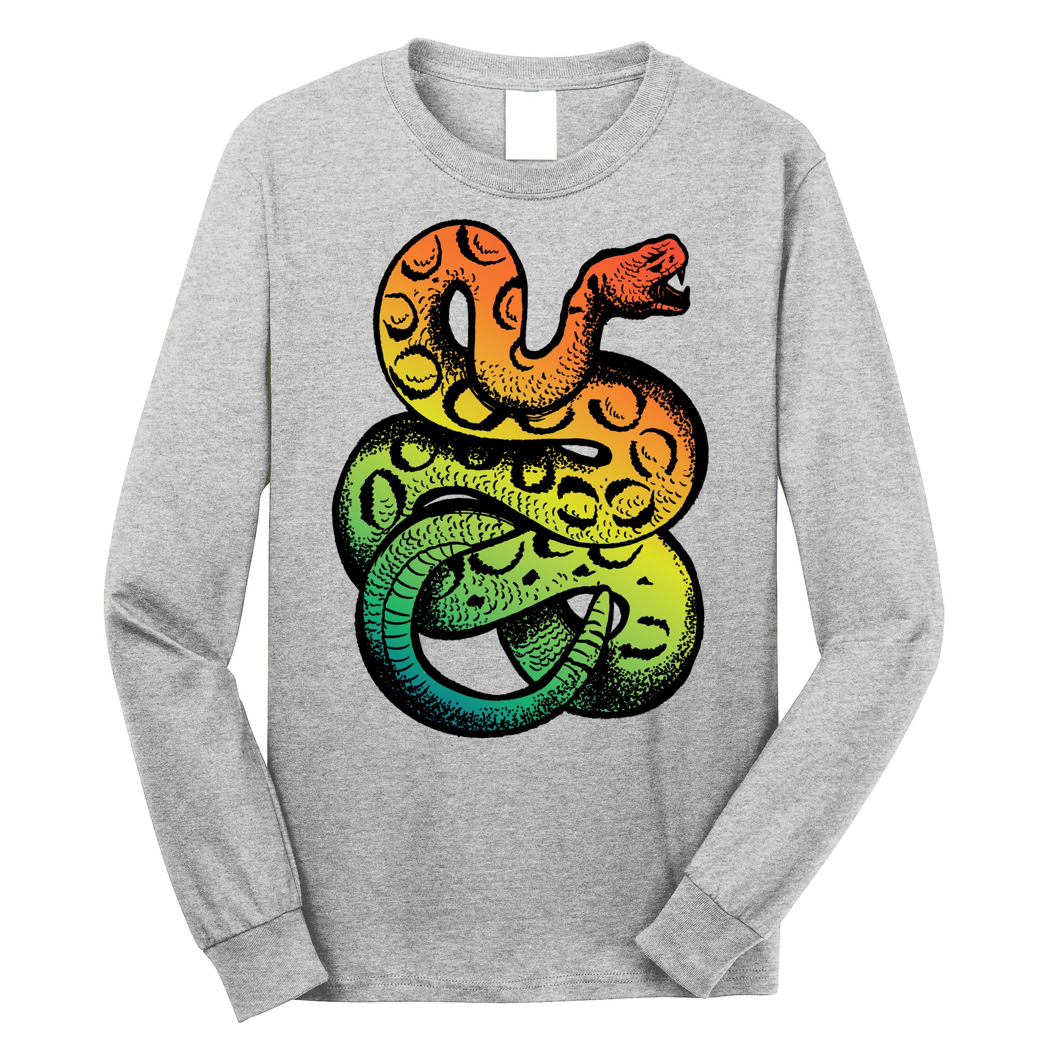 Rainbow Rattlesnake Long Sleeve Shirt