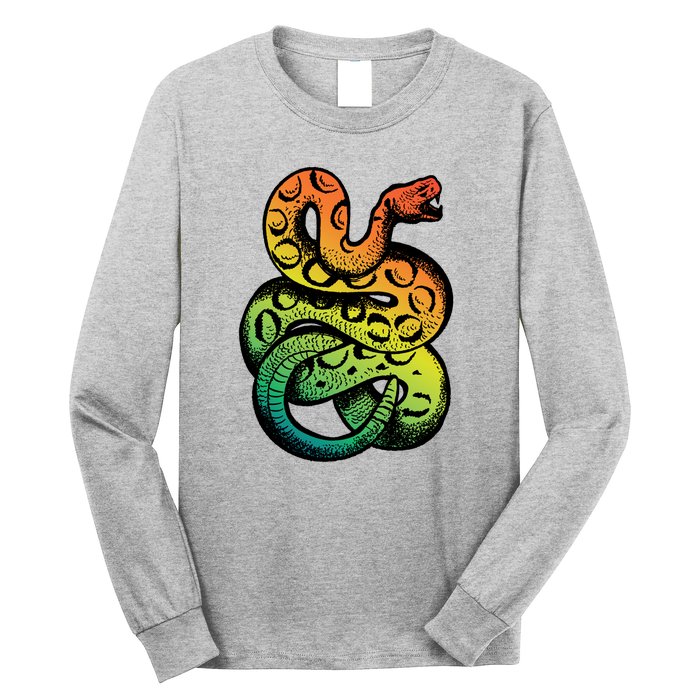 Rainbow Rattlesnake Long Sleeve Shirt