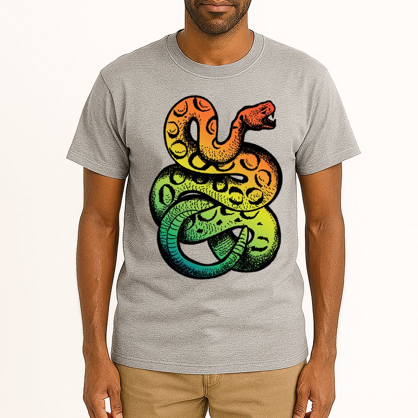 Rainbow Rattlesnake Tall T-Shirt