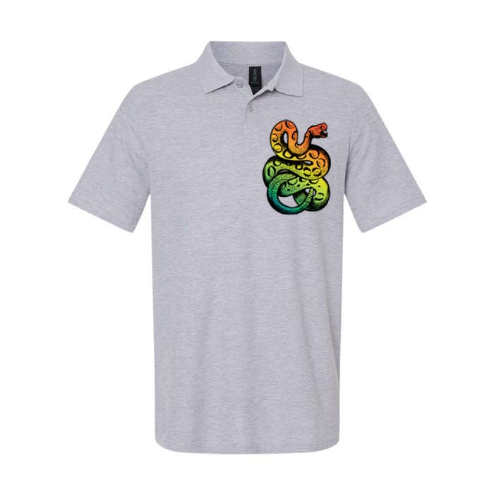 Rainbow Rattlesnake Softstyle Adult Sport Polo