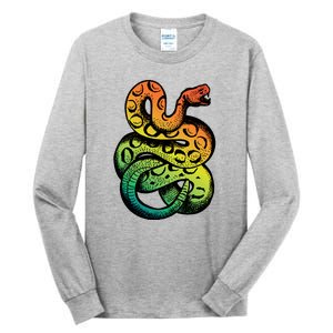 Rainbow Rattlesnake Tall Long Sleeve T-Shirt