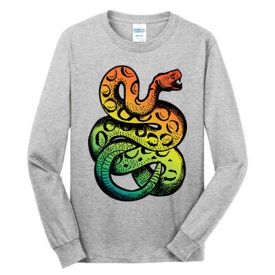 Rainbow Rattlesnake Tall Long Sleeve T-Shirt
