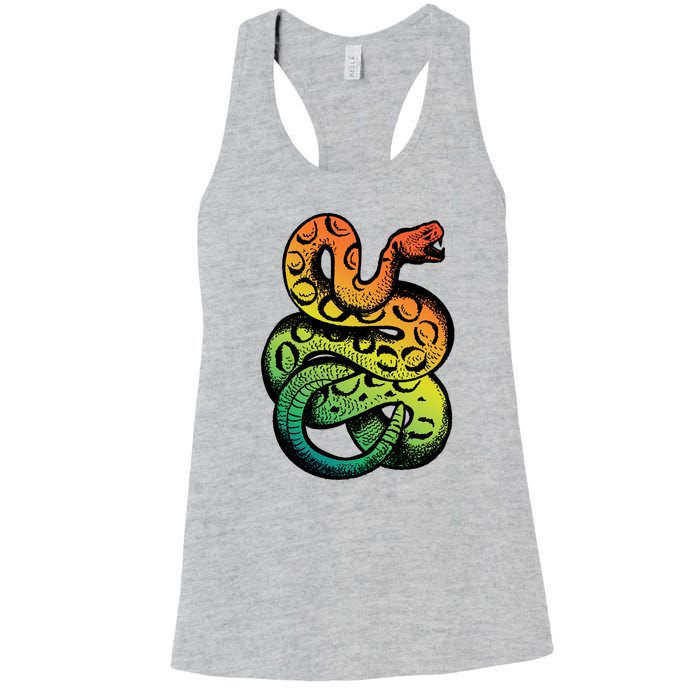 Rainbow Rattlesnake Women's Racerback Tank