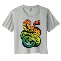 Rainbow Rattlesnake Crop Top