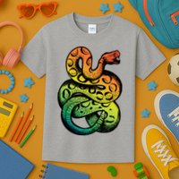 Rainbow Rattlesnake Kids T-Shirt