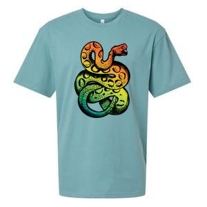 Rainbow Rattlesnake Sueded Cloud Jersey T-Shirt