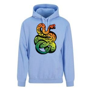 Rainbow Rattlesnake Unisex Surf Hoodie