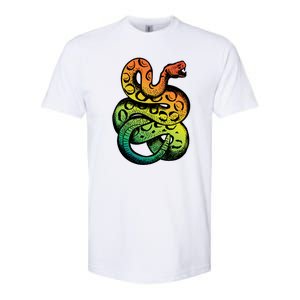 Rainbow Rattlesnake Softstyle CVC T-Shirt