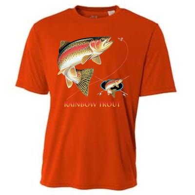 Rainbow Trout Fish Cooling Performance Crew T-Shirt