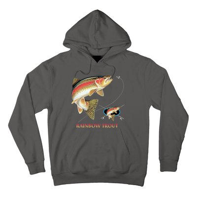 Rainbow Trout Fish Hoodie