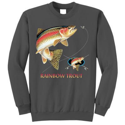 Rainbow Trout Fish Tall Sweatshirt