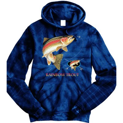 Rainbow Trout Fish Tie Dye Hoodie