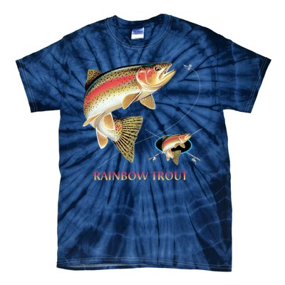 Rainbow Trout Fish Tie-Dye T-Shirt