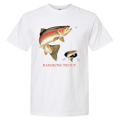 Rainbow Trout Fish Garment-Dyed Heavyweight T-Shirt