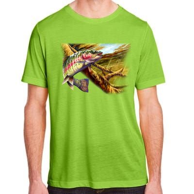 Rainbow Trout Fishing Adult ChromaSoft Performance T-Shirt