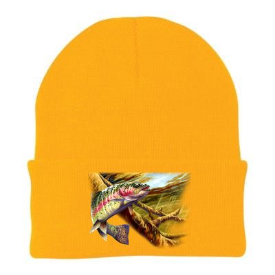 Rainbow Trout Fishing Knit Cap Winter Beanie