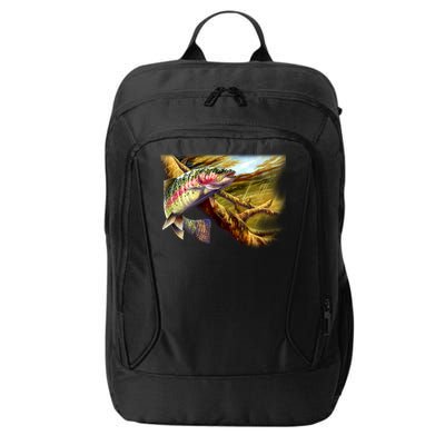 Rainbow Trout Fishing City Backpack