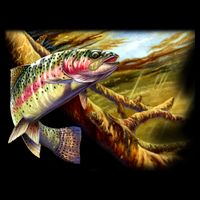 Rainbow Trout Fishing City Backpack