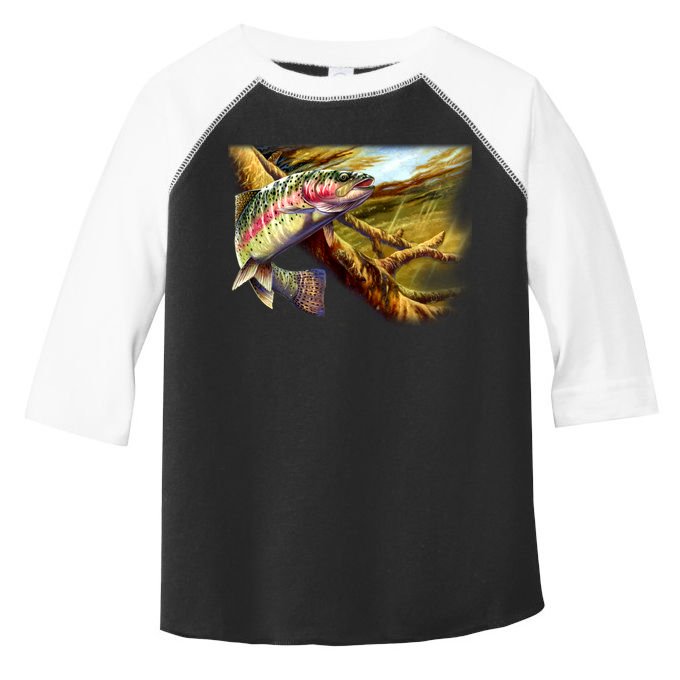 Rainbow Trout Fishing Toddler Fine Jersey T-Shirt