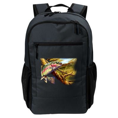 Rainbow Trout Fishing Daily Commute Backpack