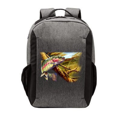 Rainbow Trout Fishing Vector Backpack