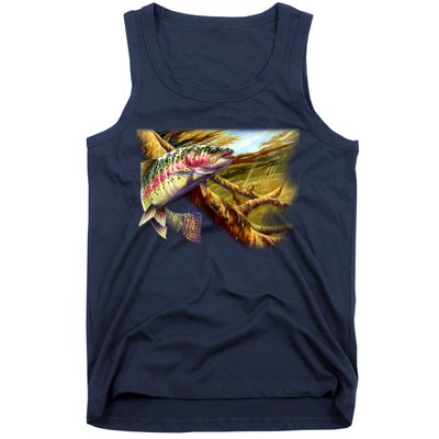 Rainbow Trout Fishing Tank Top