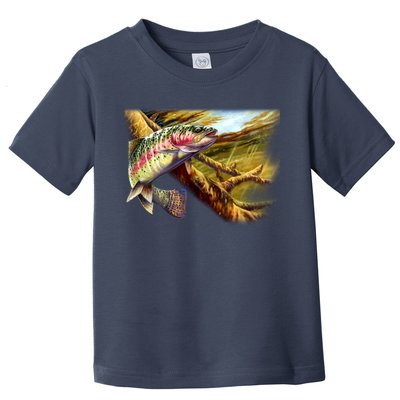 Rainbow Trout Fishing Toddler T-Shirt