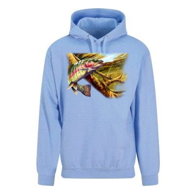 Rainbow Trout Fishing Unisex Surf Hoodie