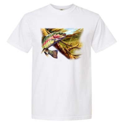 Rainbow Trout Fishing Garment-Dyed Heavyweight T-Shirt